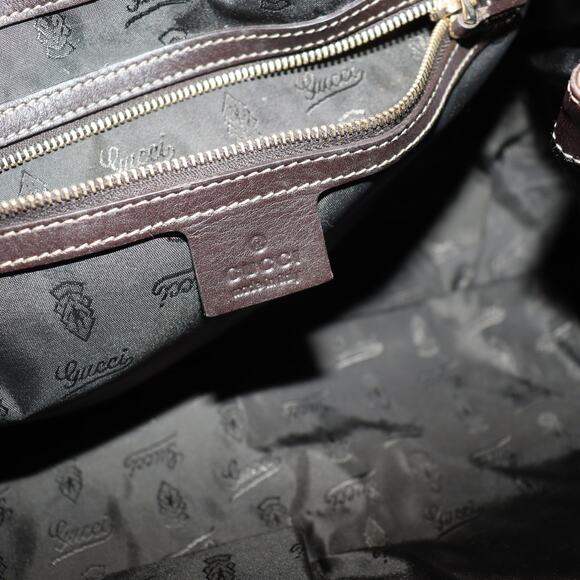 Gucci Hysteria Tote GG Crystal Coated Canvas Brown Monogram - Picture 7 of 9